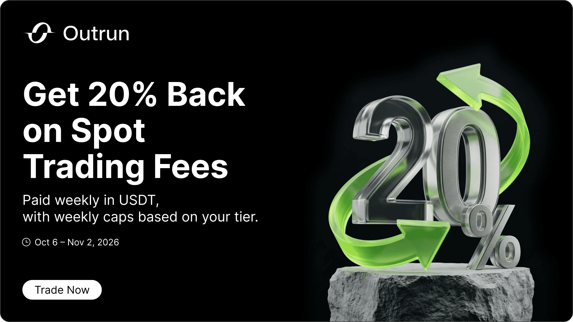 Get 20% Back on Spot Trading Fees